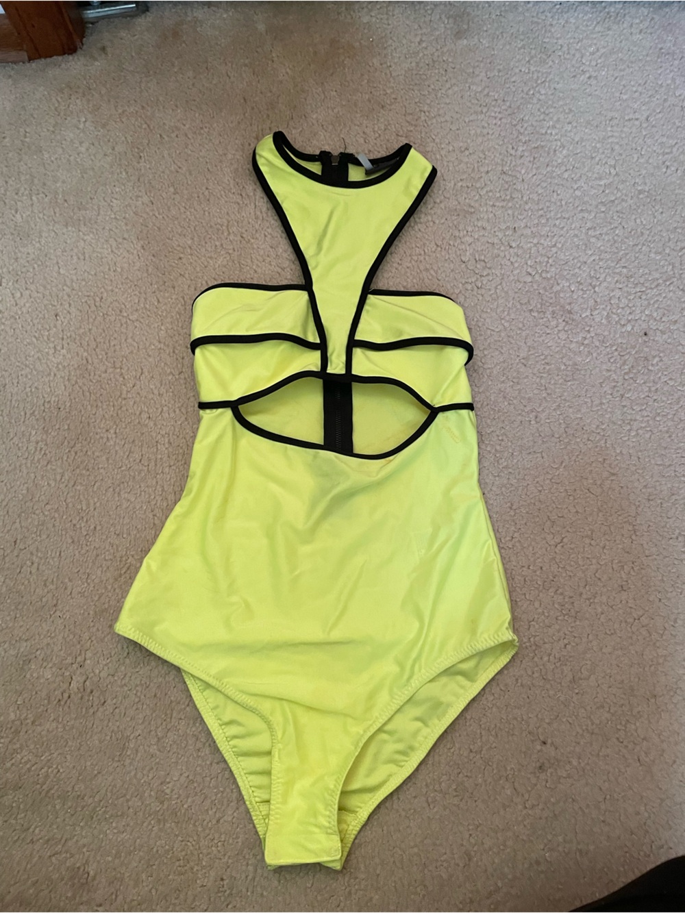 Neon Yellow bodysuit